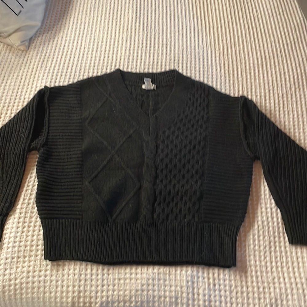 Thick & soft black sweater